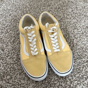 Yellow Vans Canvas Sneakers